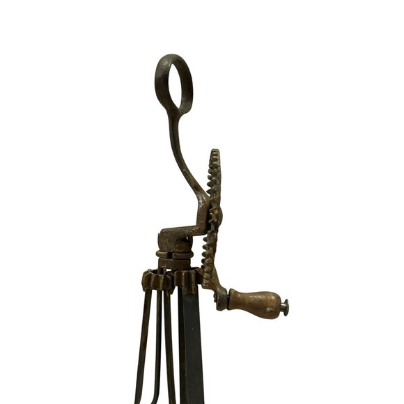 Vintage Primitive Hand Mixer Egg Beater Used - Picture 6 of 12